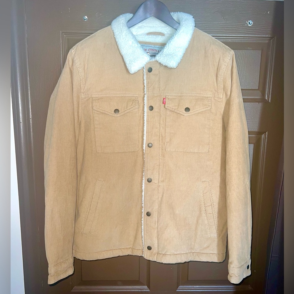 Levi's Men's Corduroy Sherpa Lined Trucker Jacket  XL